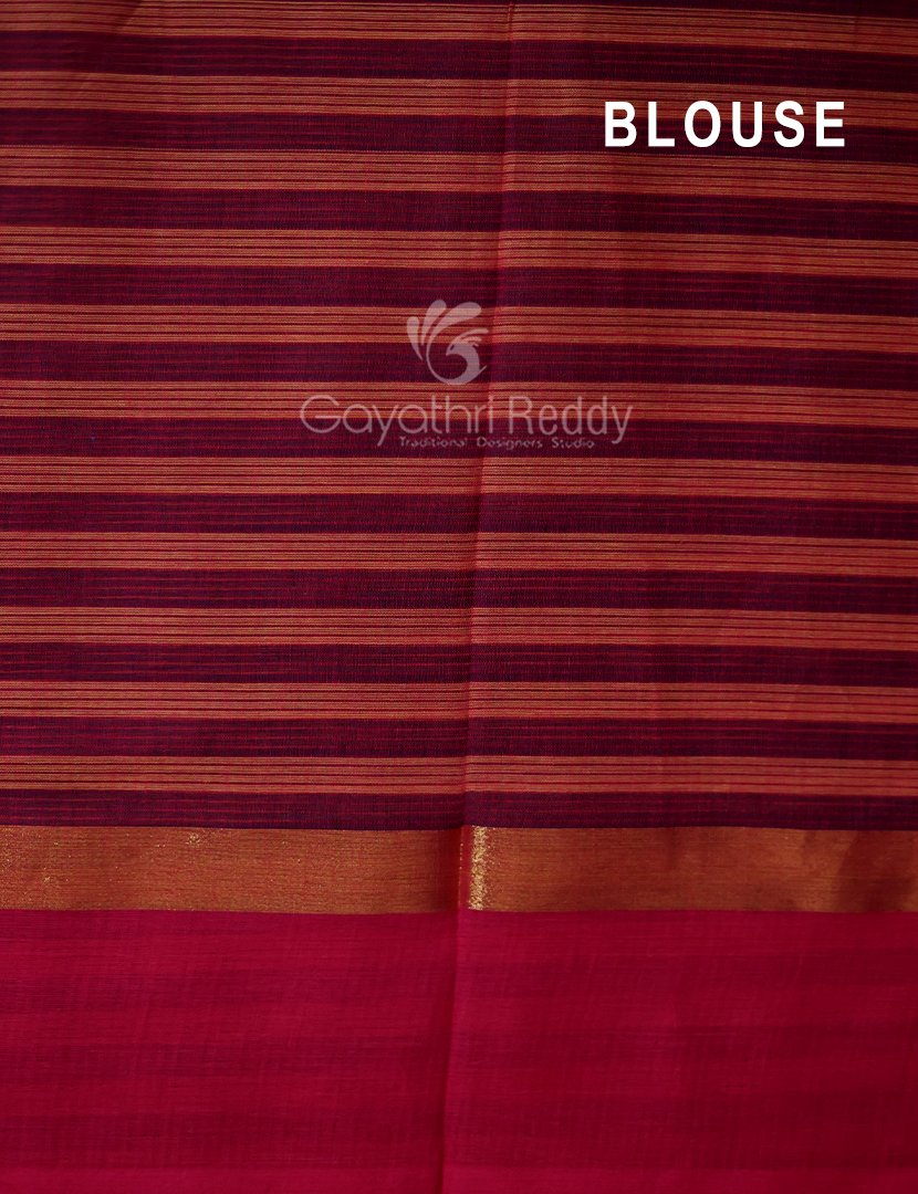 Mustard And Black With Checks Pure Mangalgiri Cotton Saree By Gayathri Reddy Designer Studio