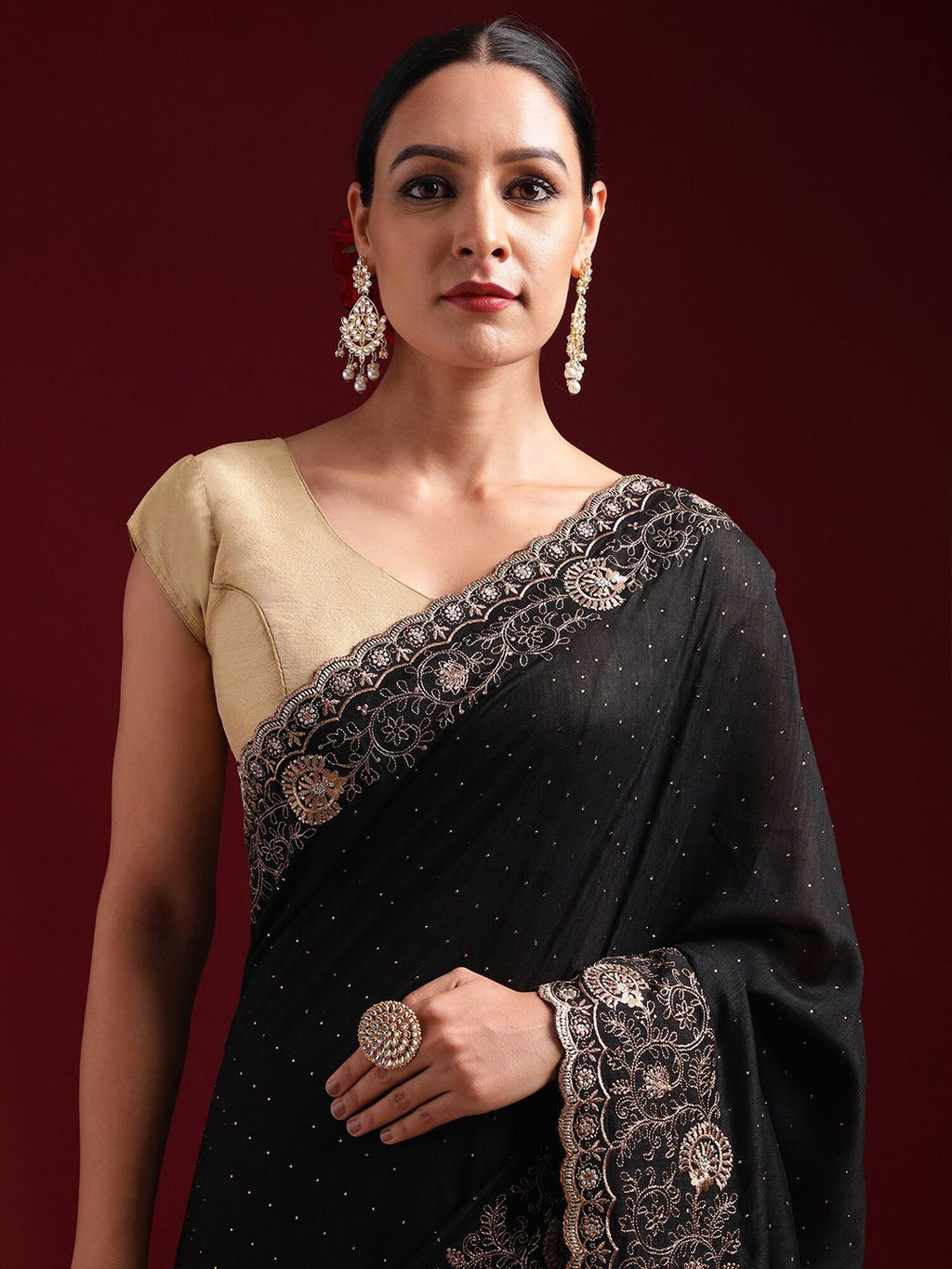 kasee Embellished Embroidered Saree