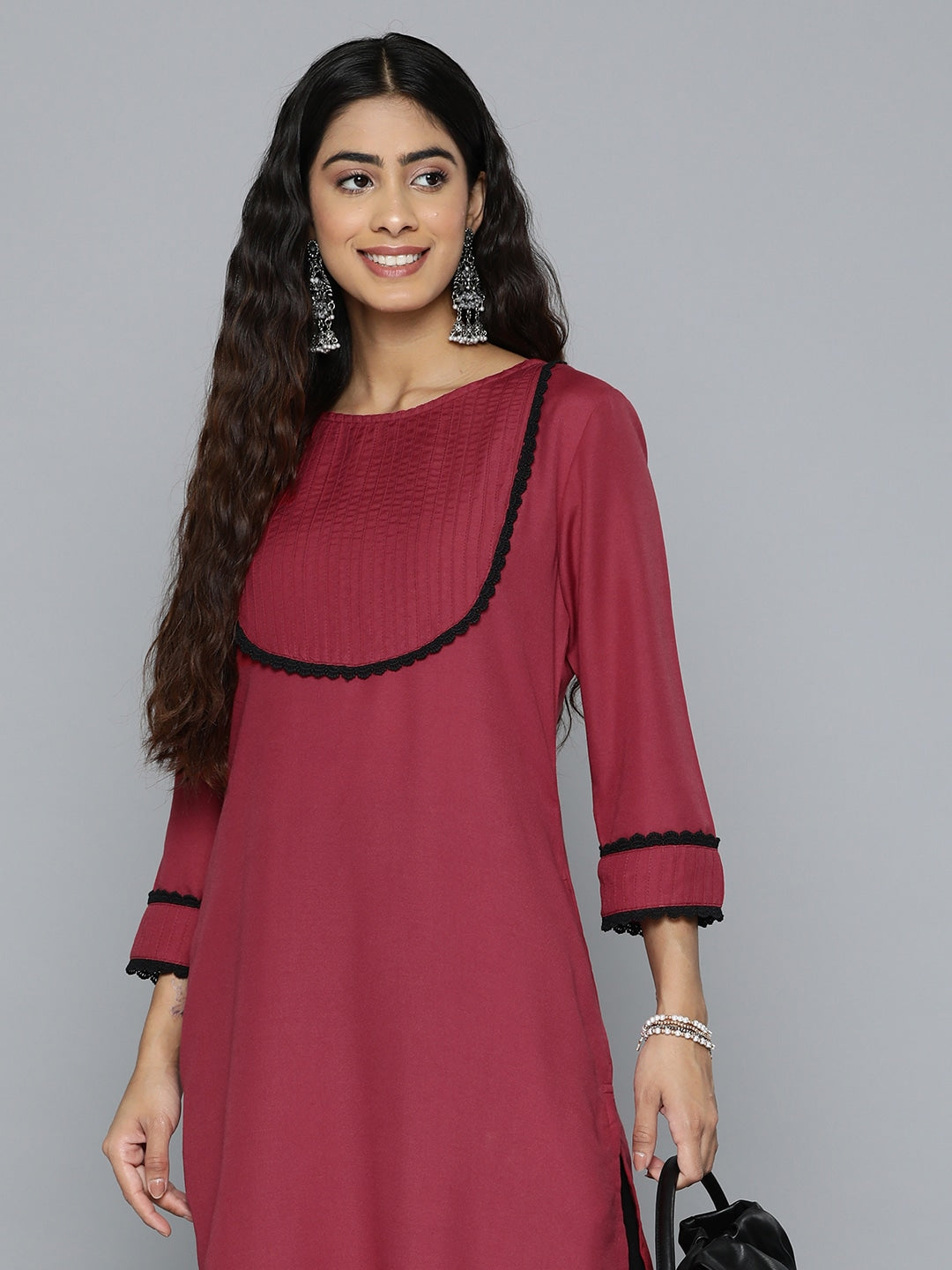 HERE&NOW Women Yoke Design Kurta