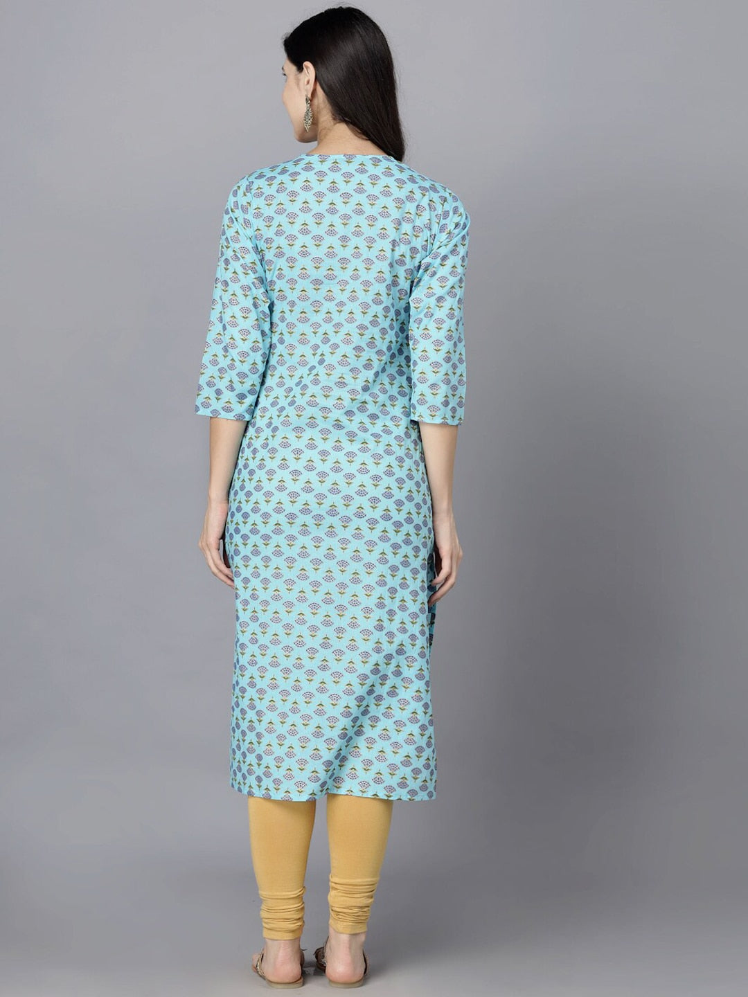 HERE&NOW Women Ethnic Motifs Printed Flared Sleeves Kurta