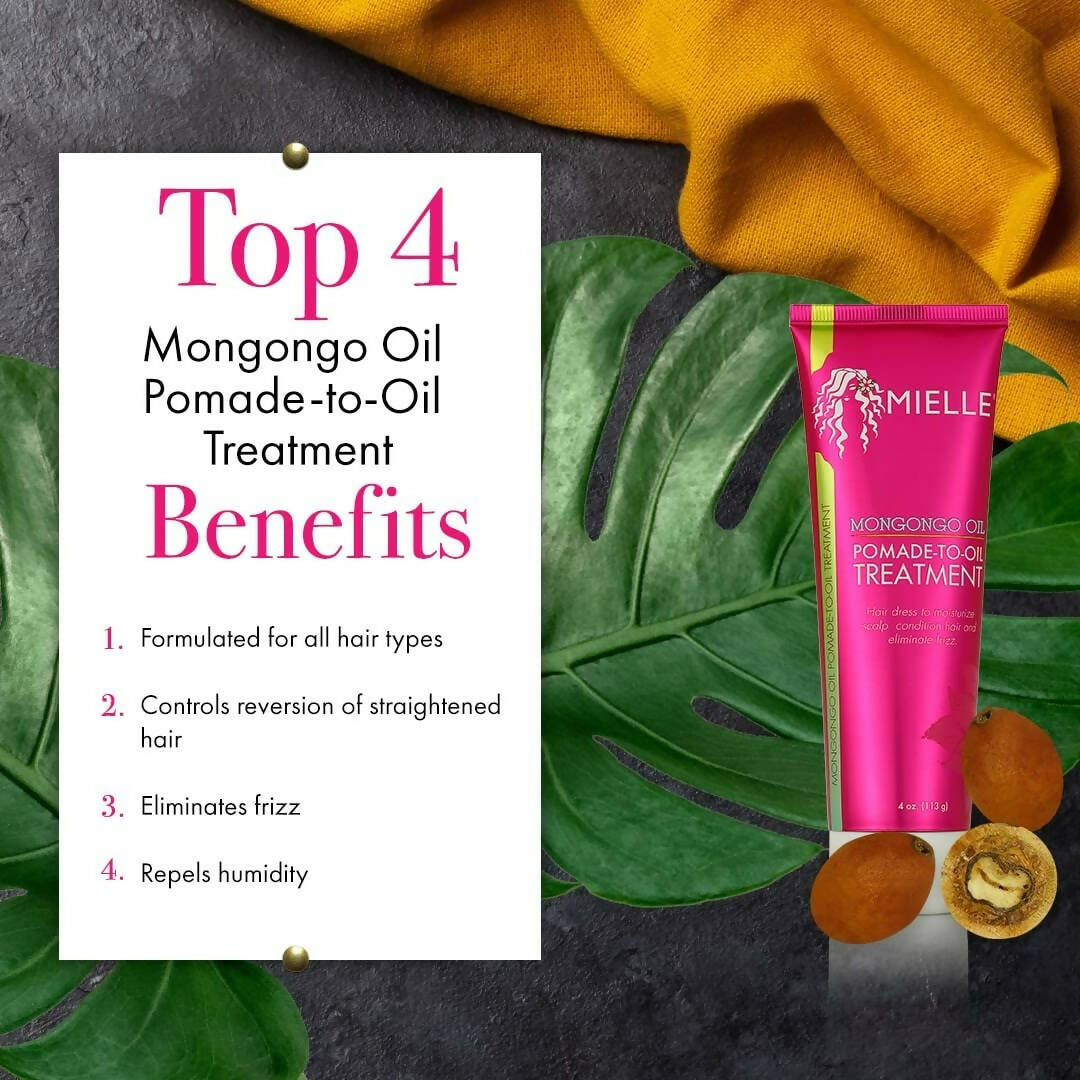 Mielle Organics Mongongo Oil Pomade To Oil Treatment