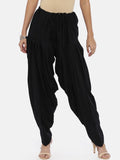 Souchii Black Solid Patiala
