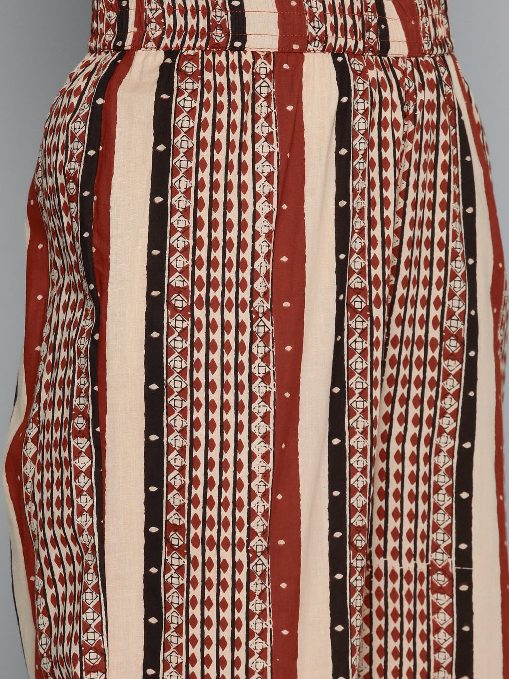 HERE&NOW Women Ethnic Motifs Printed Regular Pure Cotton Kurta Set