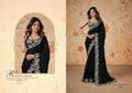 Thread,Sequence,Cord Embroidered with Stone & Moti Work - Mohmanthan Dakshika