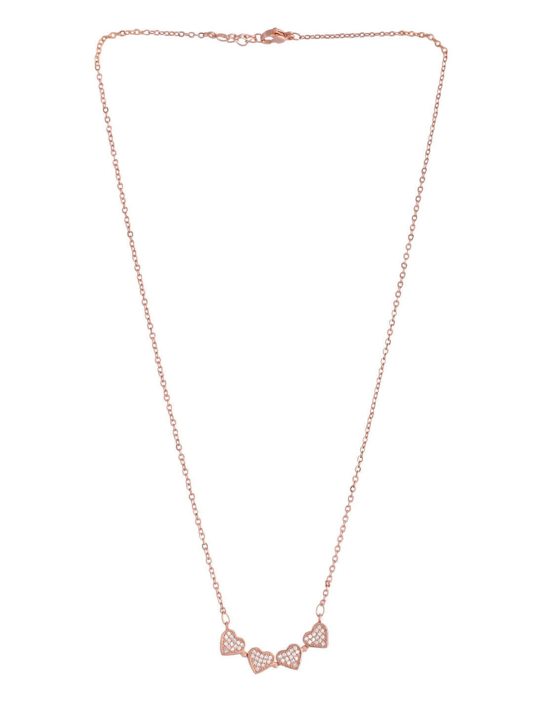 VOJ Women Gold Color stainless steel Necklace and Chains