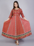 Vamika Multicolor Cotton Printed Party/Casual Wear Kurti (GAM14K)