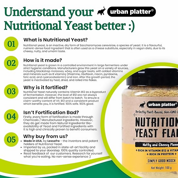 Urban Platter Nutritional Yeast Flakes