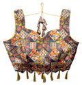 Vamika Grey Banglori Silk Digital Print And Embroidery Blouse