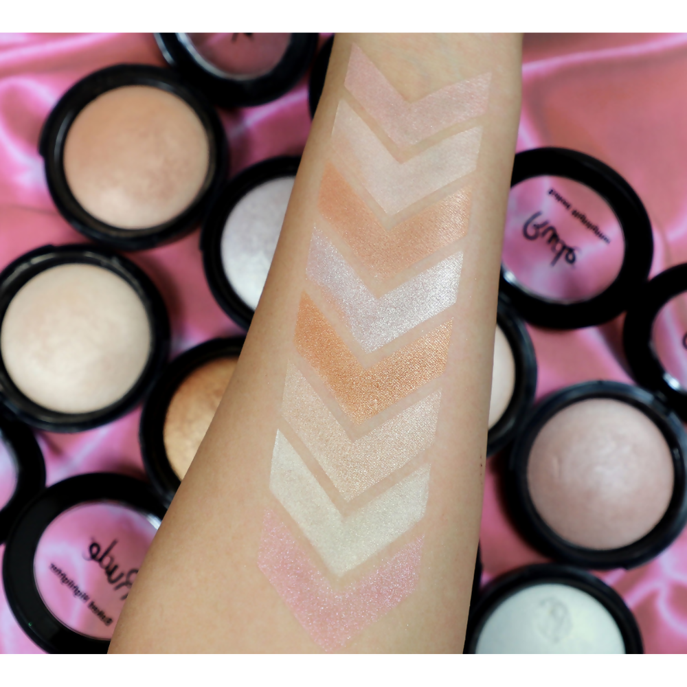 Rude Cosmetics Baked Highlighter Shimmer - Queens Glow