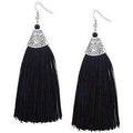 MS Fashion India Muskan Stylish Thread Tassel Fancy Party Wear Long Earrings