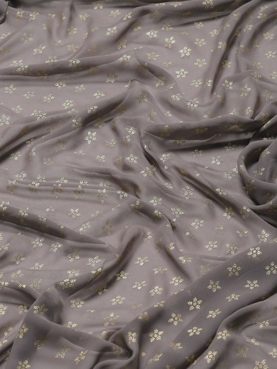 Ahalyaa Printed Ready To Wear Ruffles Saree