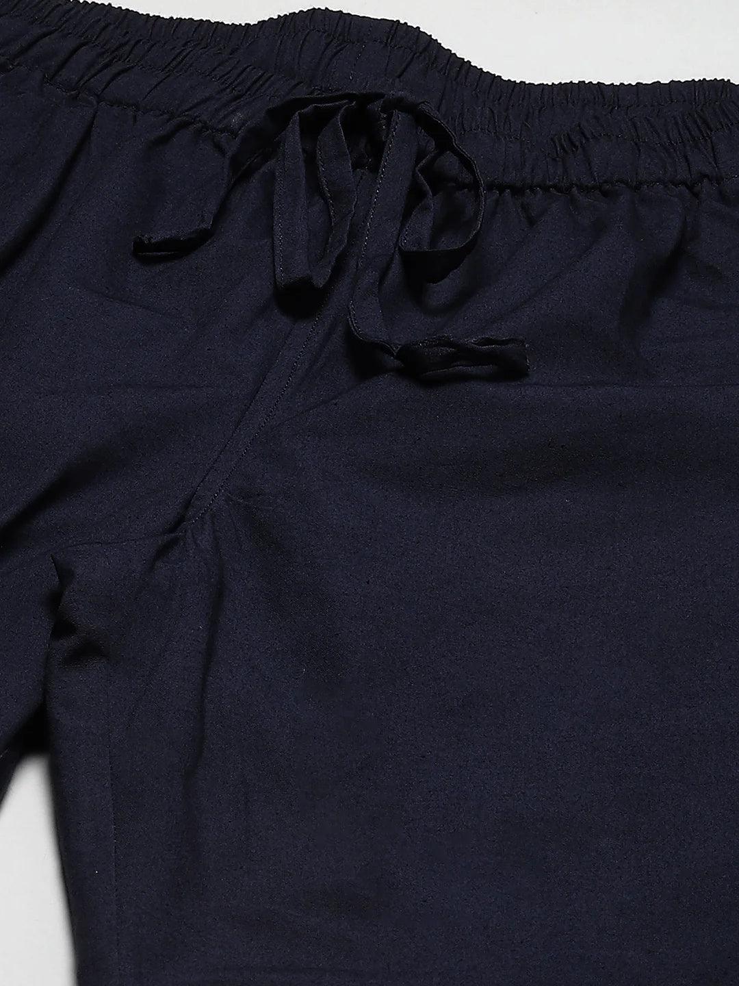 Fabmade Elevate Your Loungewear Game With The Stylish Navy Blue Pyjama