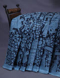 Shades of Grey Colour Kalamkari Pure Munga Cotton Saree By Gayathri Reddy Designer Studio