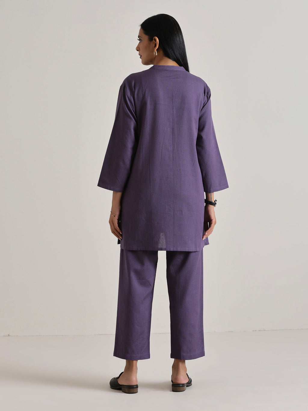 trueBrowns Plum Purple Relaxed Fit Co-Ord Set