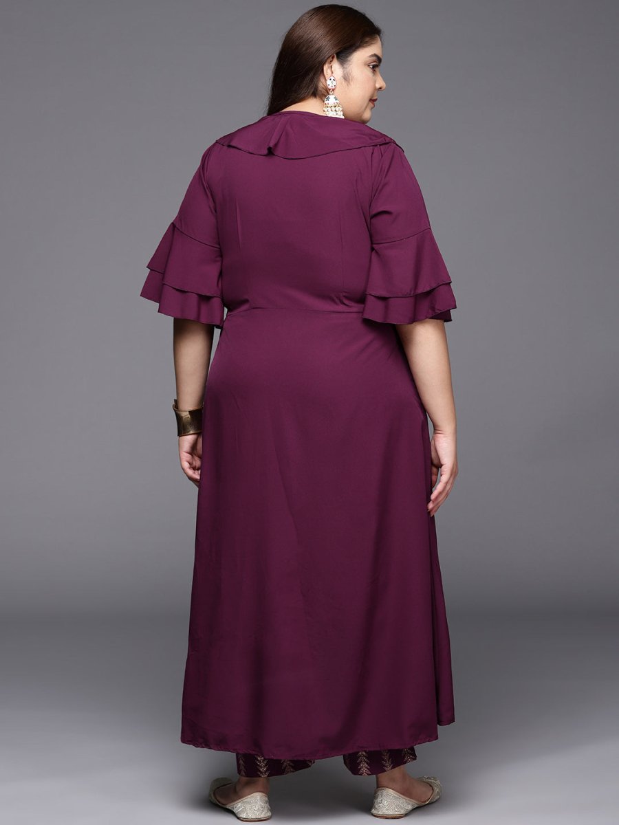 Ahalyaa Women Plus Size Tunic with Trousers