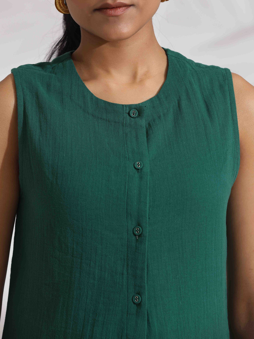 trueBrowns Green Cotton Co-ord Set