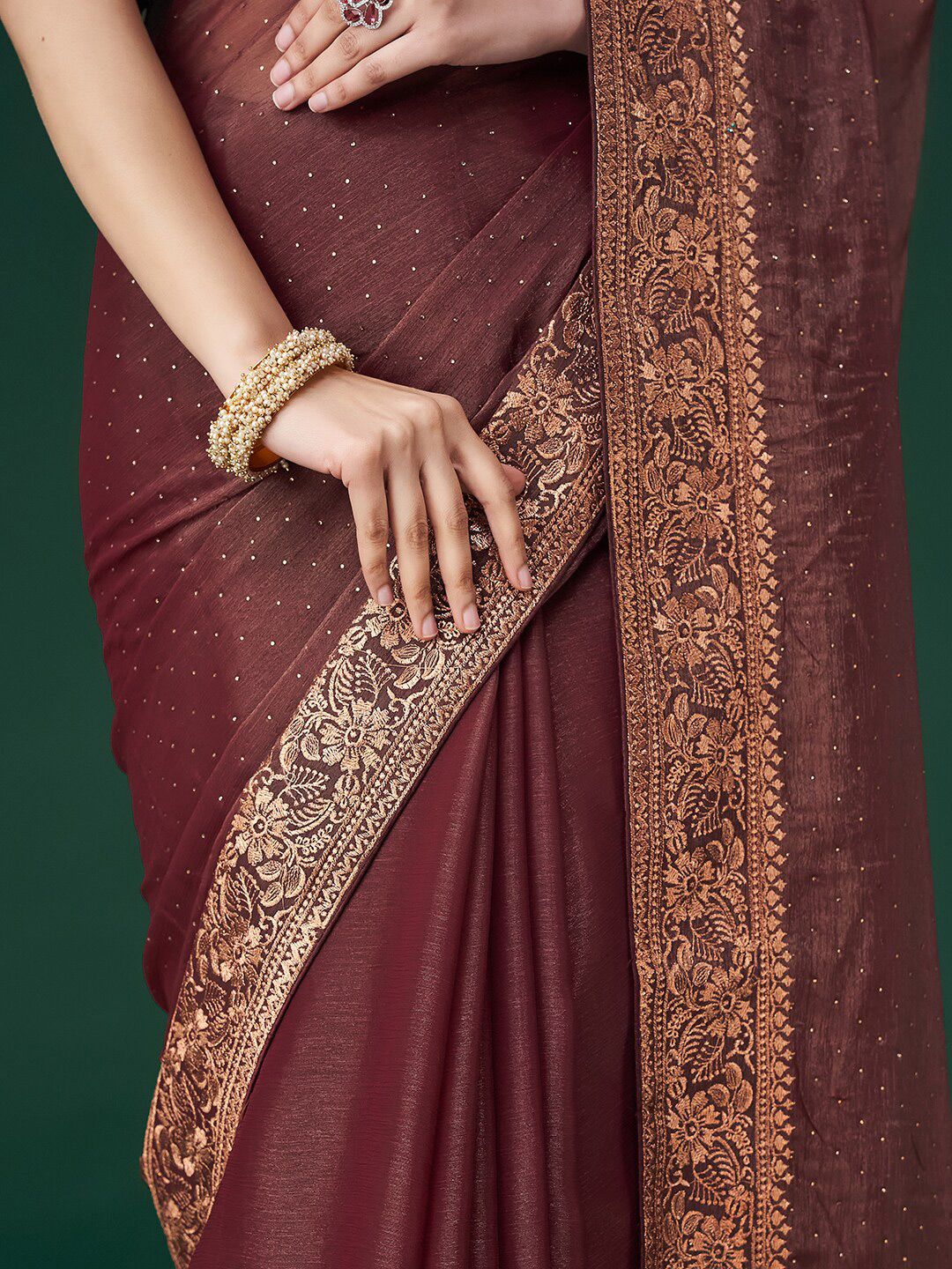 kasee Embellished Zari Saree