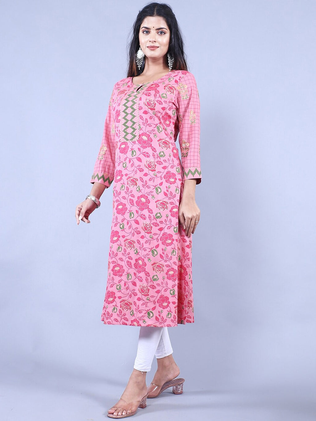 HERE&NOW Printed Straight Regular Fit Kurta