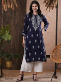 ADA Women Ethnic Motifs Printed Thread Work Kurta