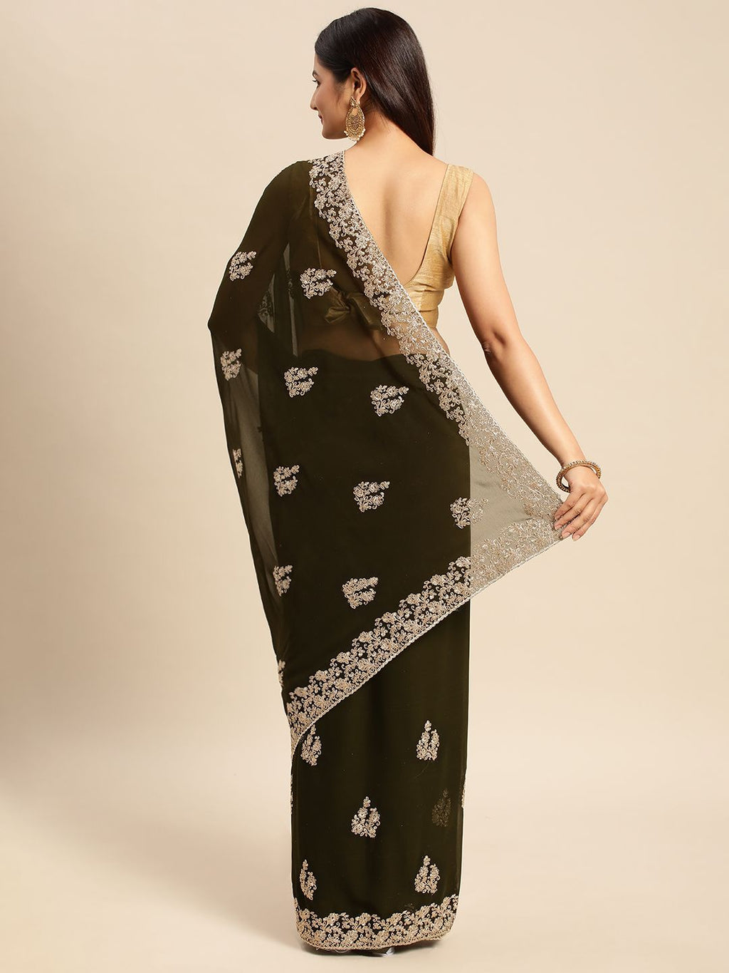 kasee Embroidered Ethnic Saree