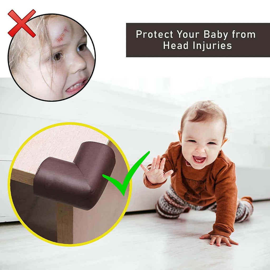 Safe-O-Kid U Shaped Medium Nbr Corner Cushions For Kids Protection (SOK9COR8P147)