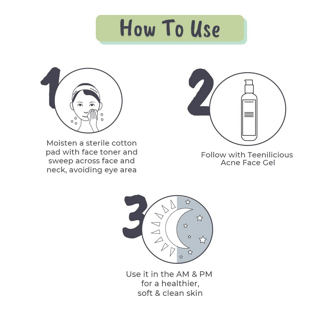 Teenilicious Acne Toner Tea Tree Oil With Azelaic Acid