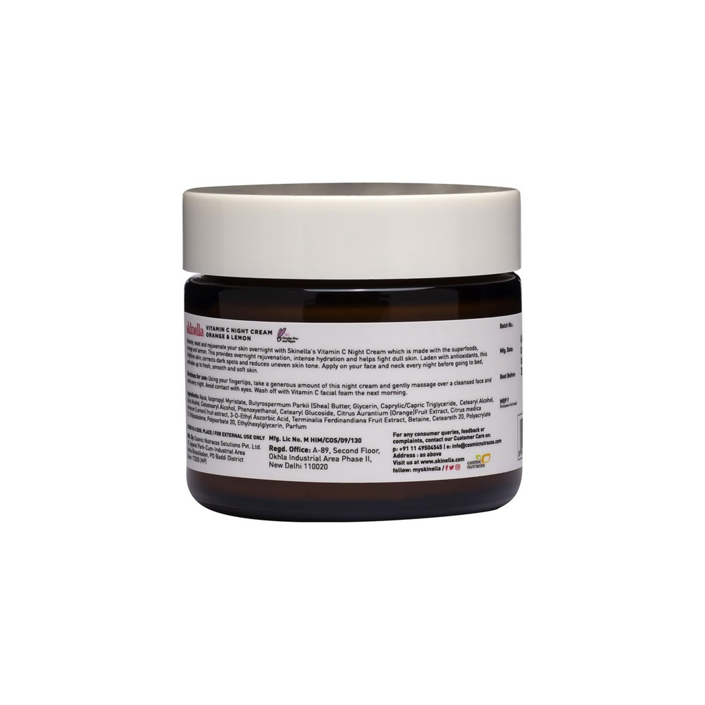 Skinella Vitamin C Night Cream-Orange Lemon
