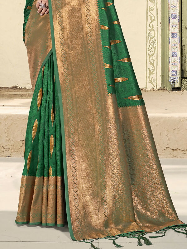 Shree Shyam Fashion Silk Green Saree