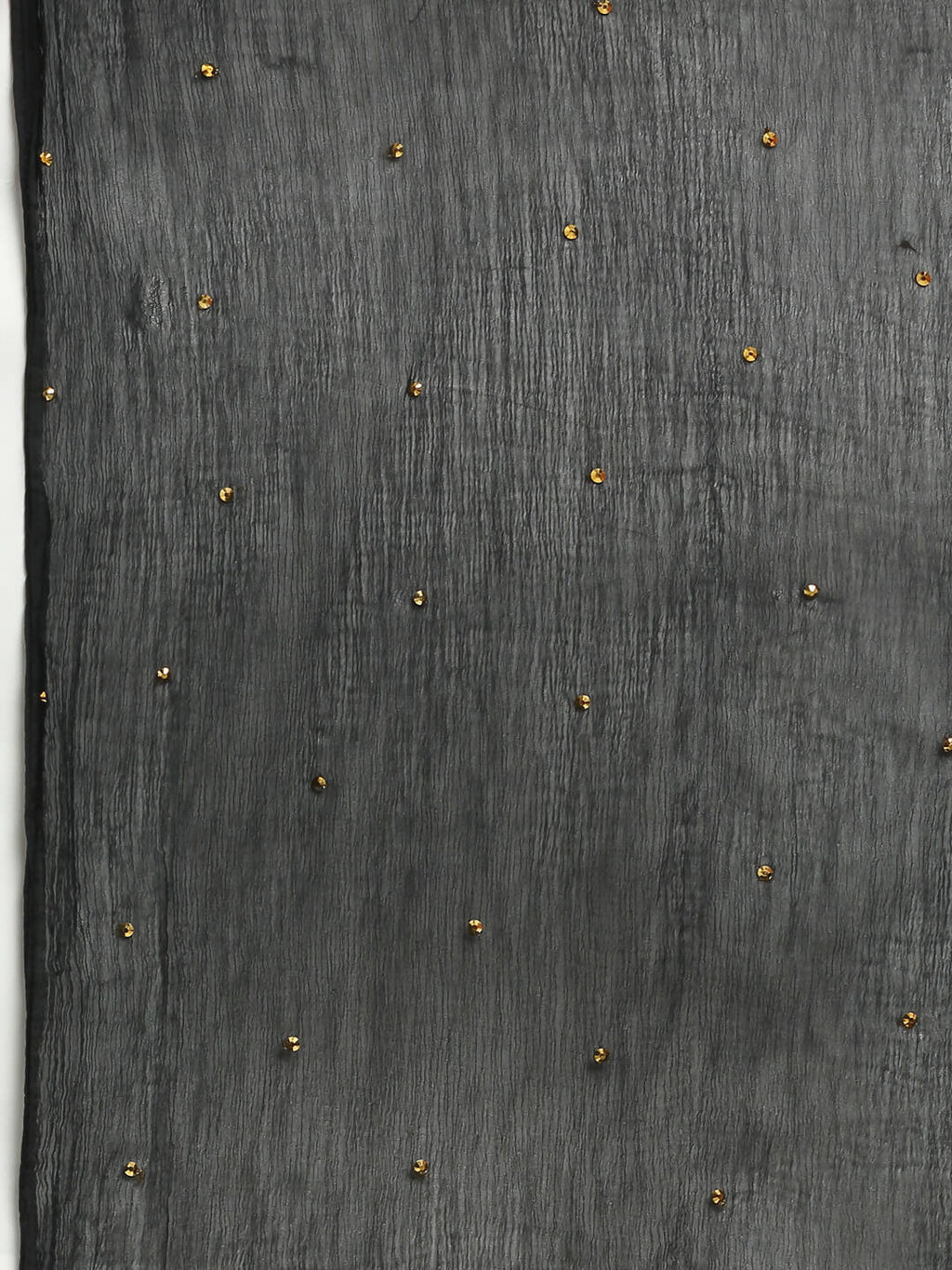 Rudra Bazaar Black Angrakha Style Flared Kurta with Pyjamas & Dupatta