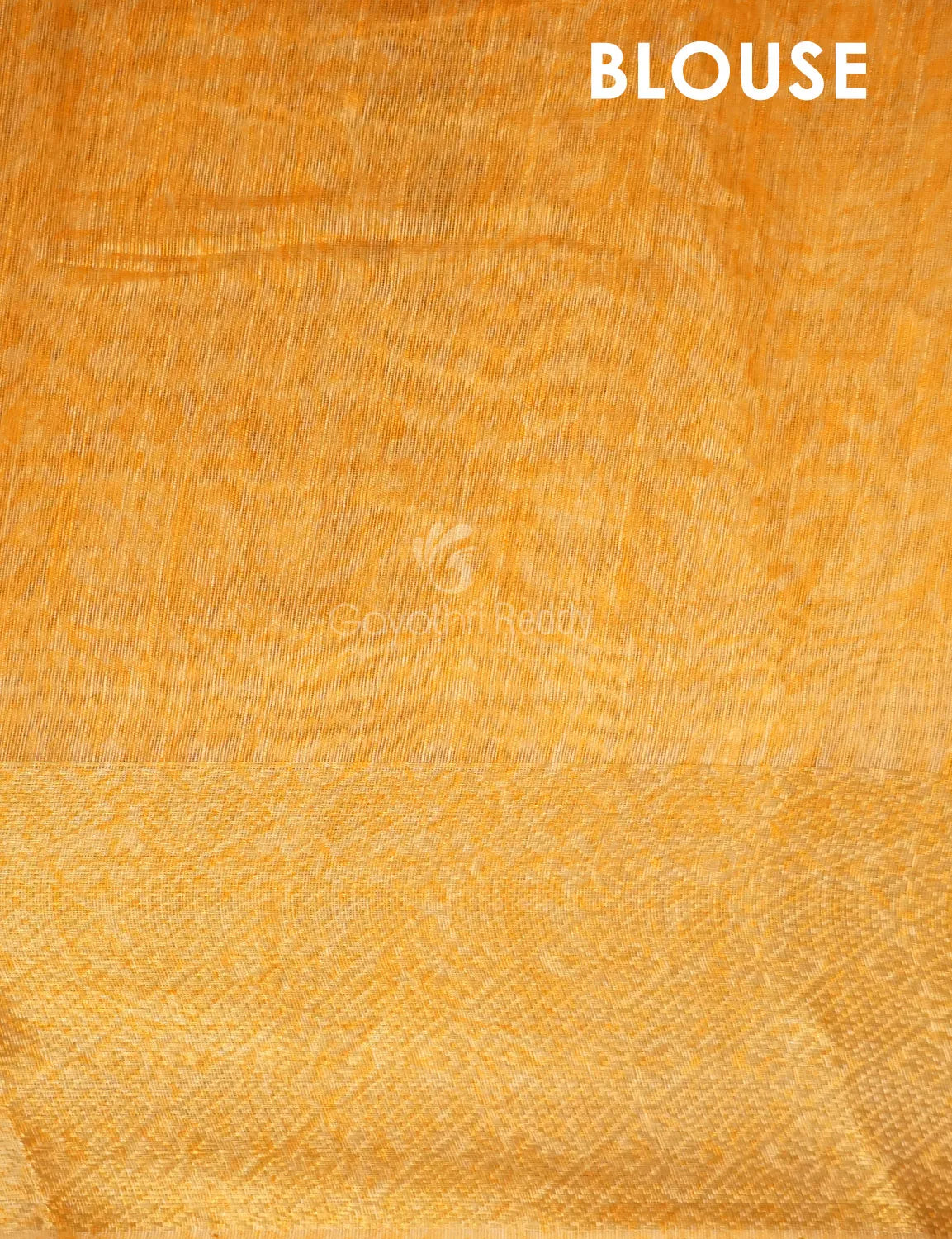 Baby Pink Colour With Golden Blouse Floral Print Semi Chanderi Saree By Gayathri Reddy Designer Studio