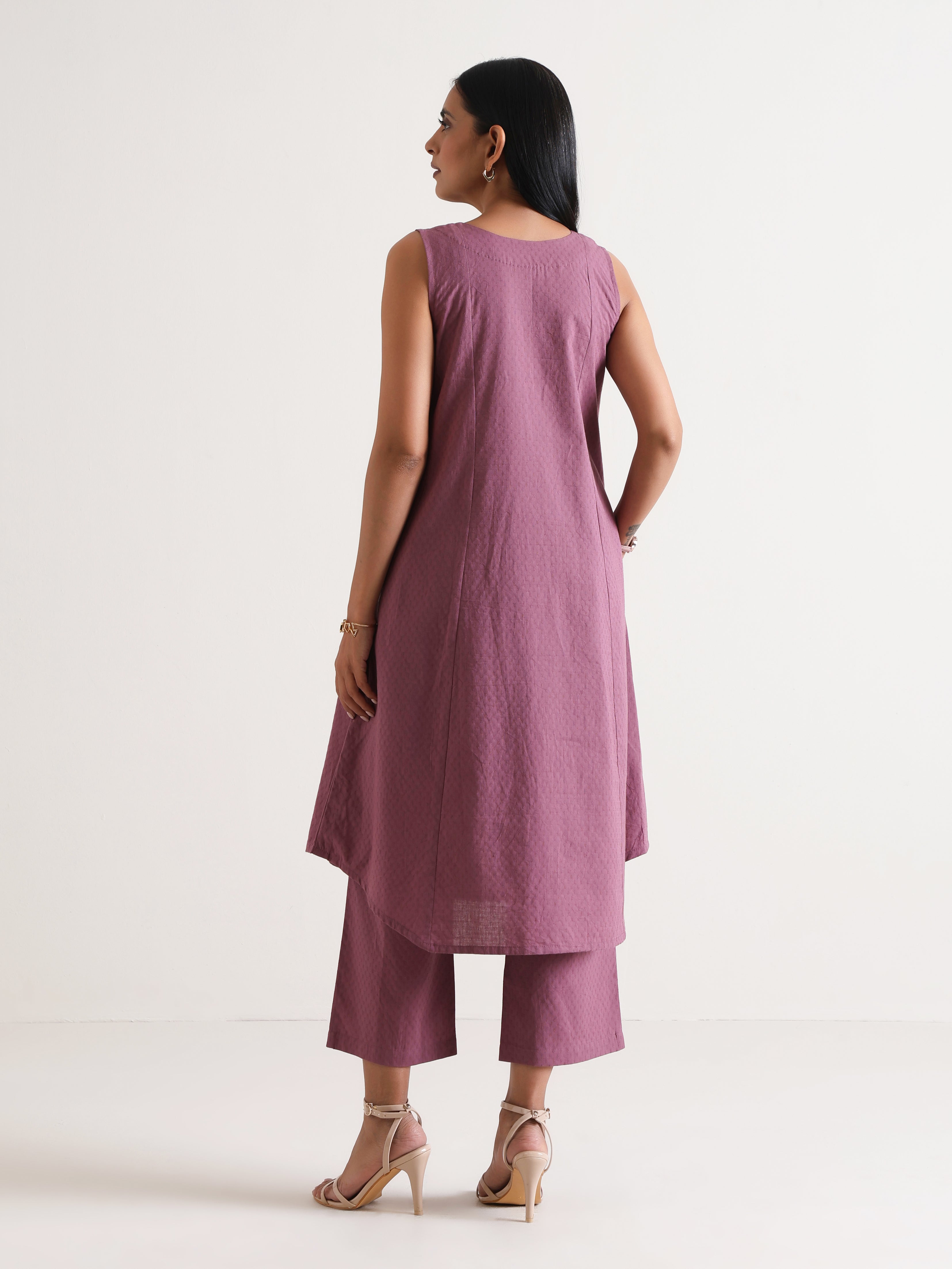 trueBrowns Orchid Panelled Co-ord Set