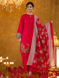Yufta Pink Pakistani Style Kurta Dupatta Set
