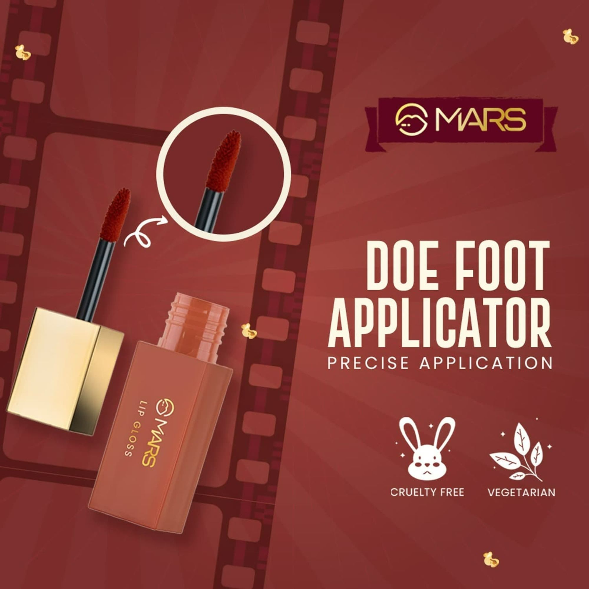 MARS Cosmetics CineMagic Colored Lip Gloss - 03 Gulabo