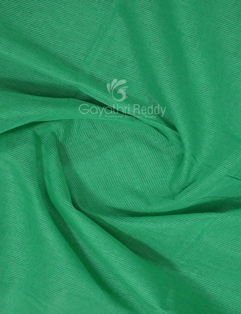 Dual Shades of Aqua Green Pure Mangalgiri Cotton By Gayathri Reddy Designer Studio