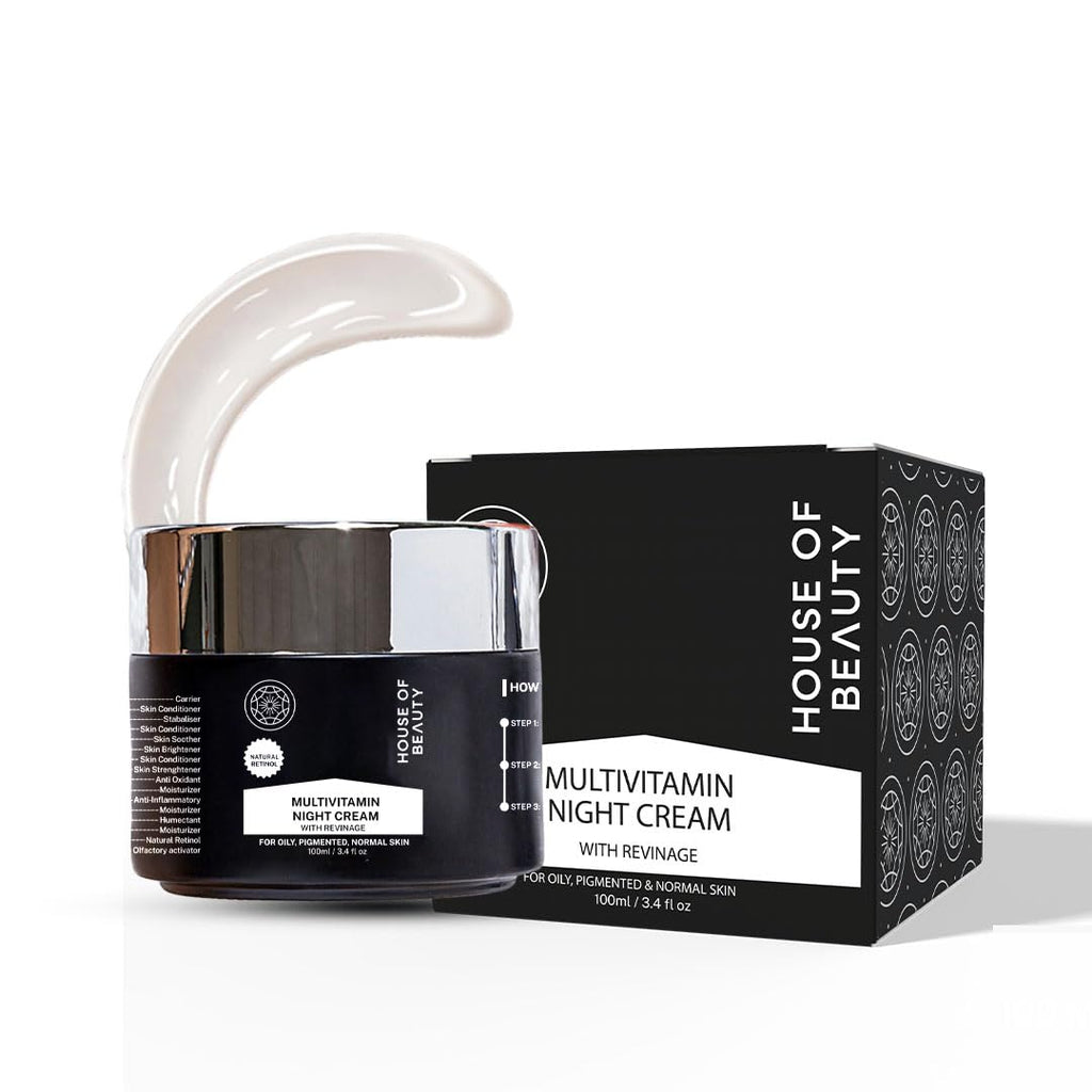 House Of Beauty Multivitamin Nourish Night Cream With Revinage For Face
