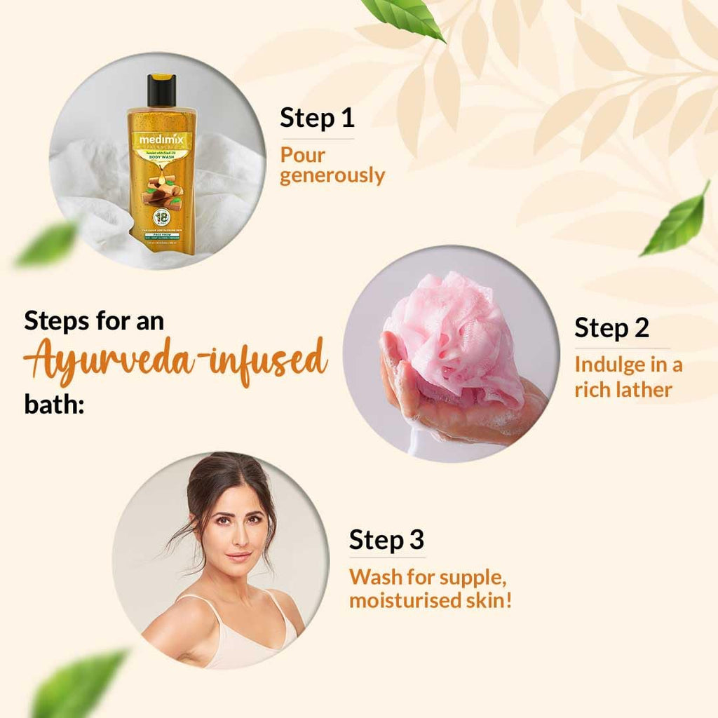 Medimix Ayurvedic Sandal Body Wash With Eladi Oil