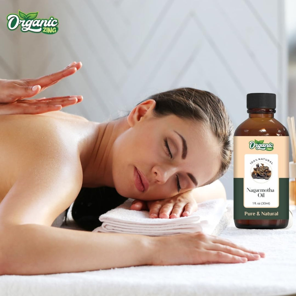 Organic Zing Nagarmotha (Cyperus Scariosus) Oil | Pure & Natural Essential Oil for Aroma, Diffuser, Skincare & Massage
