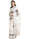 Anni Designer Women's Woven Linen Saree
