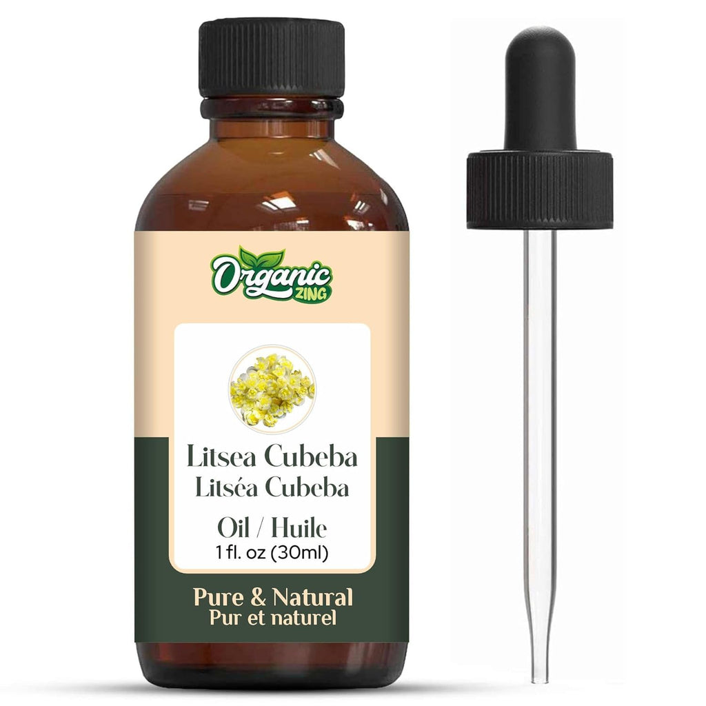 Organic Zing Litsea Cubeba Oil | Pure & Natural Essential Oil for Aroma & Diffusers