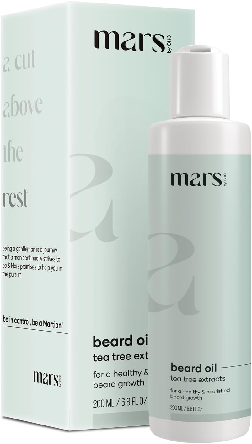 Mars By GHC Beard Growth Oil with Onion, Bhringraj, Tea Tree Oil