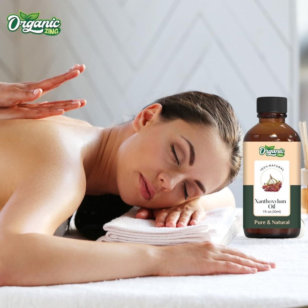 Organic Zing Xanthoxylum (Zanthoxylum) Oil | Pure & Natural Steam Distilled Essential Oil for Aroma, Diffusers & Massage
