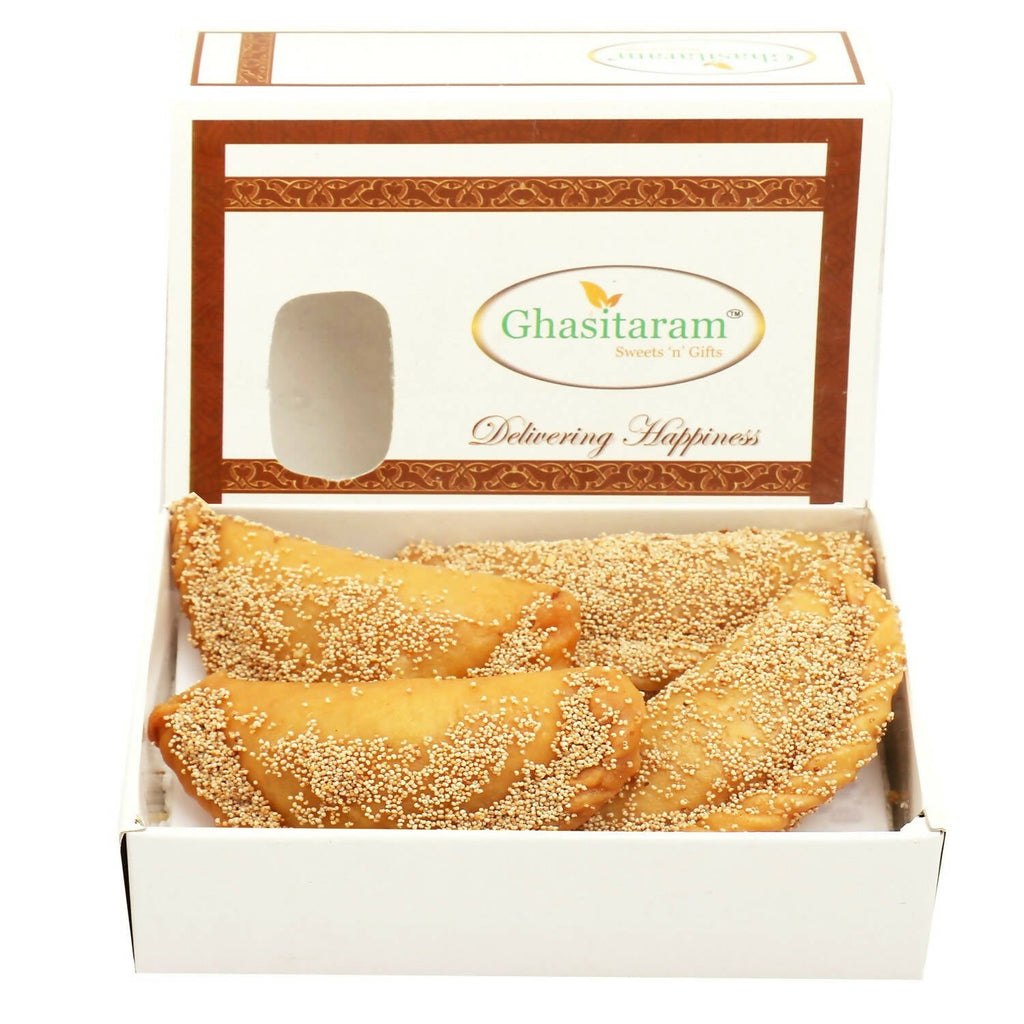 Ghasitaram Holi Sweets - Roasted Khus Khus Gujiya