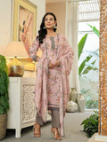 Yufta Pink Cotton Straight Lace Work Kurta Dupatta Set