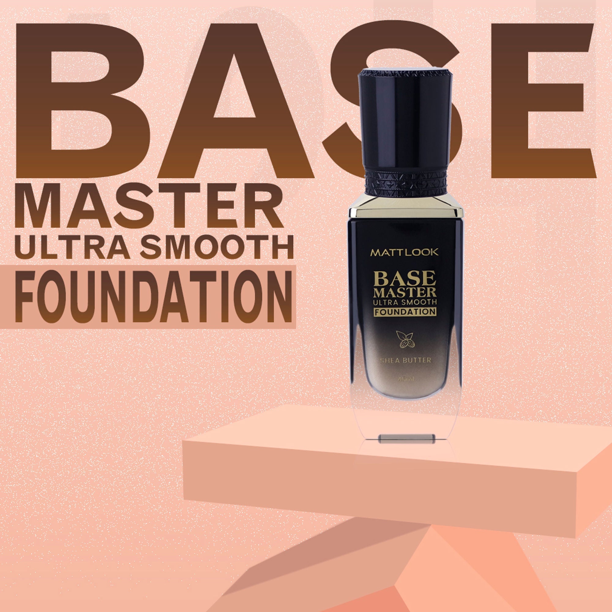 Matt Look Base Master Ultra Smooth Foundation - Natural