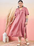 Sztori V-Neck Straight Kurta With Trouser