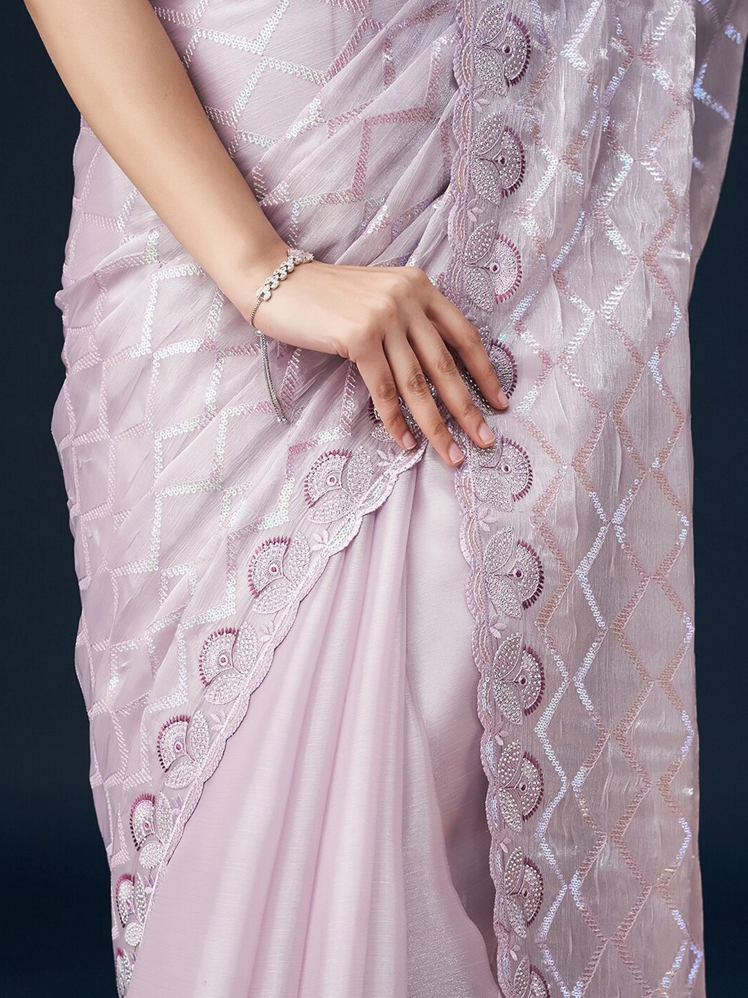 kasee Sequinned Embellished Saree