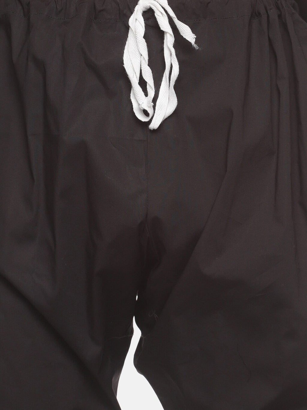 Sethukrishna Men Black Pure Cotton Kurta with Pyjamas