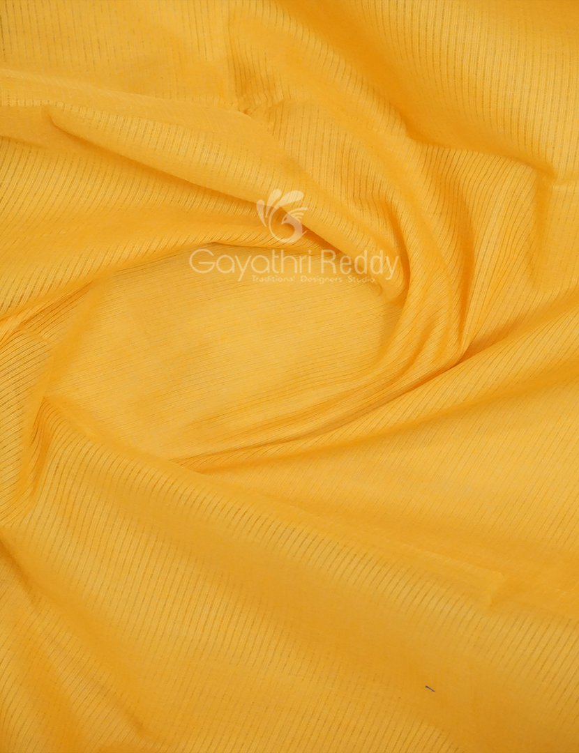 Dual Shades of Yellow Pure Mangalgiri Cotton By Gayathri Reddy Designer Studio
