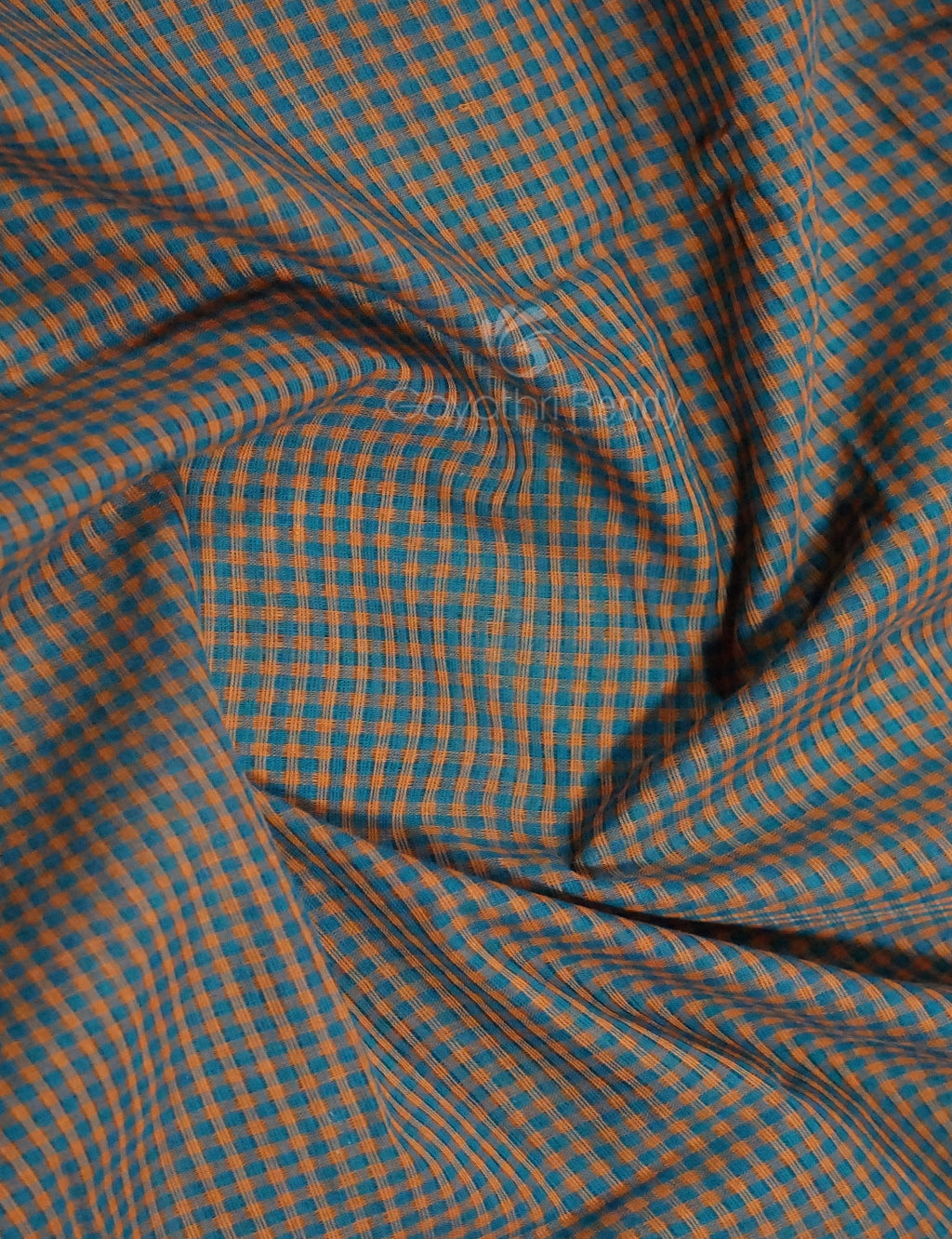 Dual Shade of Olive Grey And Dry Mehendi Pure Mangalgiri Cotton By Gayathri Reddy Designer Studio