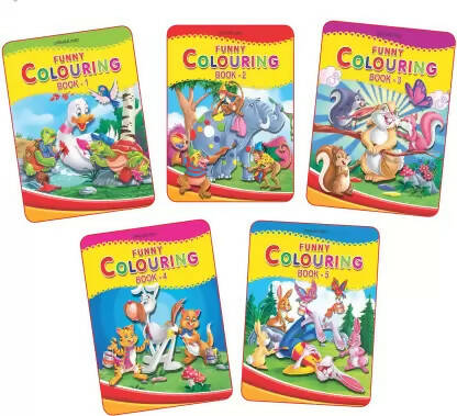Dreamland Funny Colouring Books - (5 Titles)